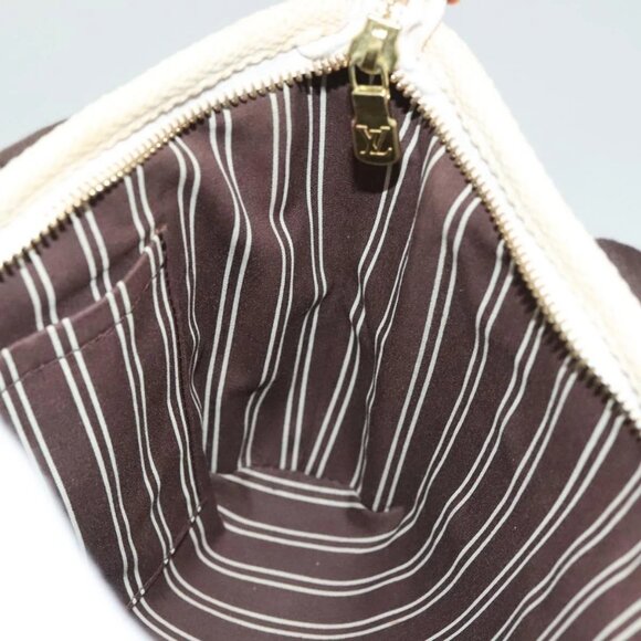 LOUIS VUITTON Antigua Cabas PM Hand Bag Ivory Brown M40039 LV Auth 127959 - Picture 12 of 16